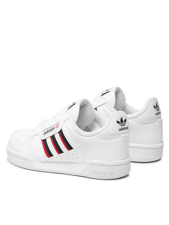 adidas Сникърси adidas Continental 80 Stripes C S42611 Бял