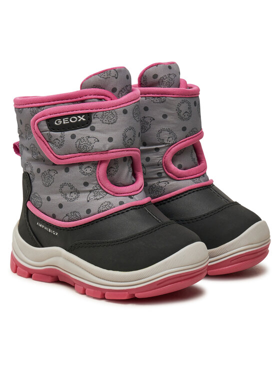 Geox Cizme de zăpadă Geox B Flanfil Girl B Abx B263WG 0BCMN C9235 M Negru