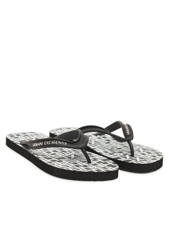 Armani Exchange Žabky Armani Exchange XUQ002 XV676 N814 Černá