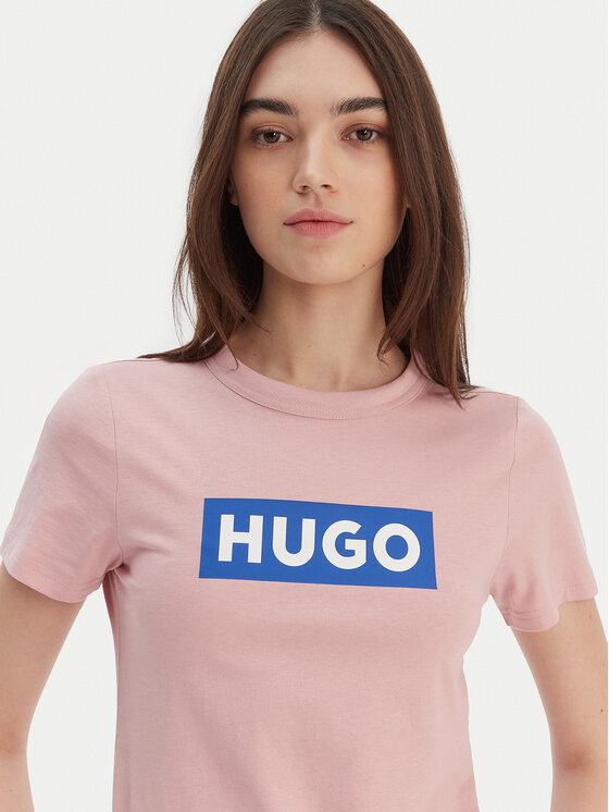HUGO HUGO Camiseta Classic 50510772 Rosa Slim Fit