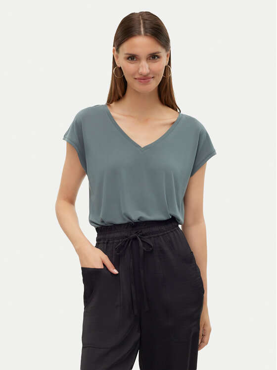 Vero Moda Vero Moda Camiseta Filli 10247666 Verde Relaxed Fit
