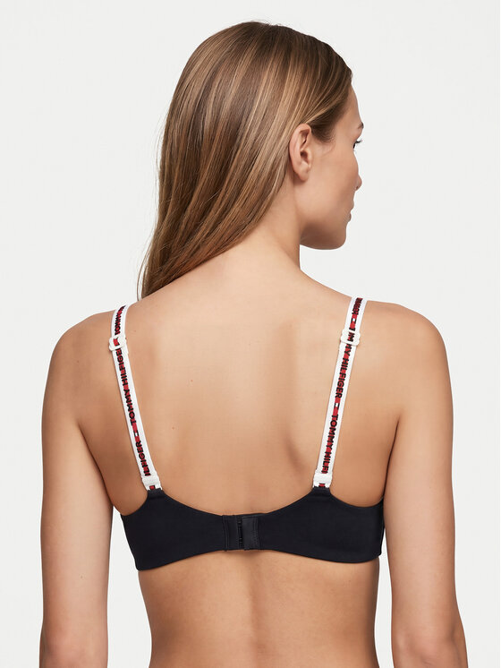 Tommy Hilfiger Tommy Hilfiger Sujetador sin aros Lighty Lined UW0UW02413 Azul marino