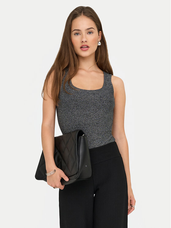 ONLY ONLY Топ Lea 15356494 Сірий Regular Fit