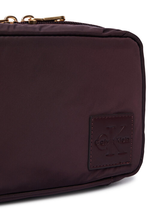 Calvin Klein Несесер Calvin Klein Nylon Mix Cosmetic Pouch LV04F1310G Бордо