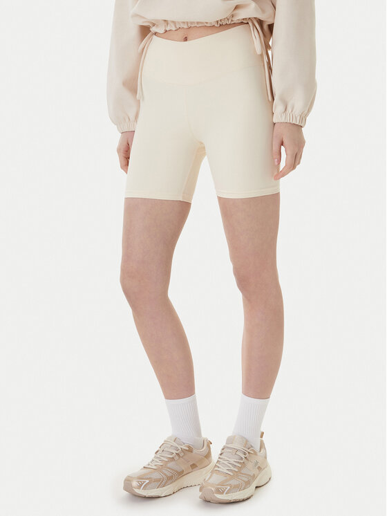 Sprandi Sprandi Pantalones cortos de ciclismo W126-SILLG-1020-02X Écru Slim Fit