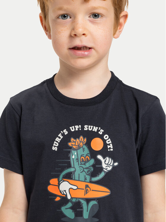 Quiksilver Quiksilver Футболка Ev Gone Surfing EQKZT03569 Чорний Regular Fit