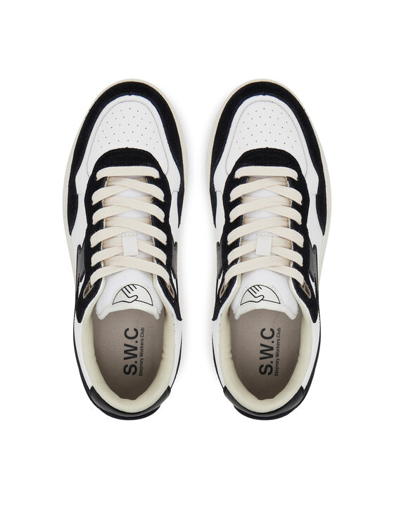 S.W.C Stepney Workers Club Sneakersy S.W.C Stepney Workers Club Pro Cup 01 S-Strike Biela