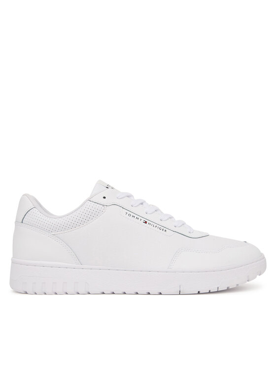 Tommy Hilfiger Sneakers Tommy Hilfiger Th Basket Core Leather FM0FM05927 Bianco