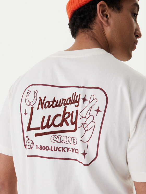 RVCA RVCA Camiseta Lucky You EVYZT00274 Écru Regular Fit