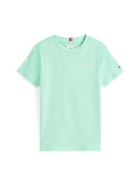 Tommy Hilfiger Tommy Hilfiger Majica KS0KS00594 Zelena Regular Fit