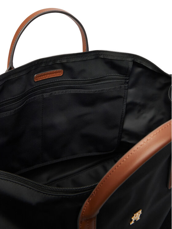Tommy Hilfiger Kabelka Tommy Hilfiger Pepette Weekender AW0AW18425 Černá