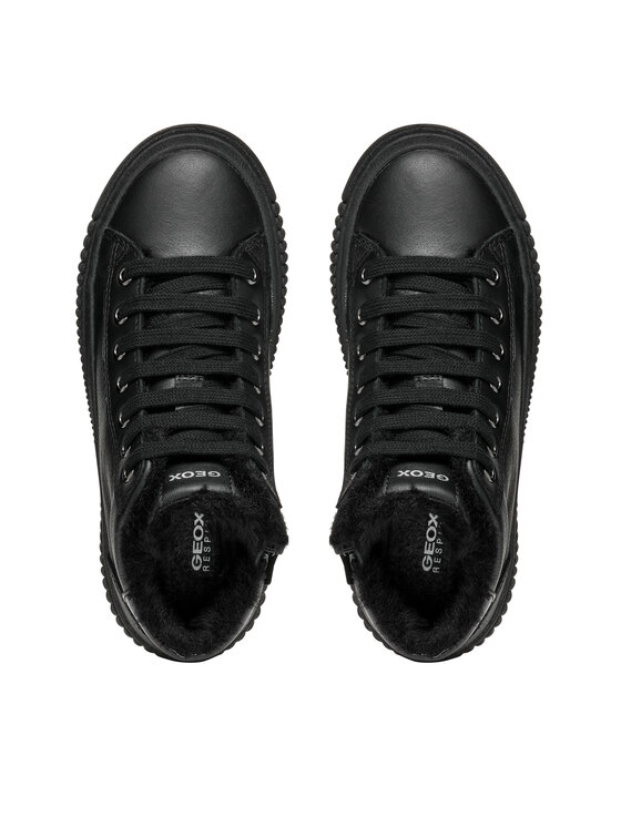 Geox Šnurovacia obuv Geox J Laquinny Girl J46M3G 00085 C9999 M Čierna