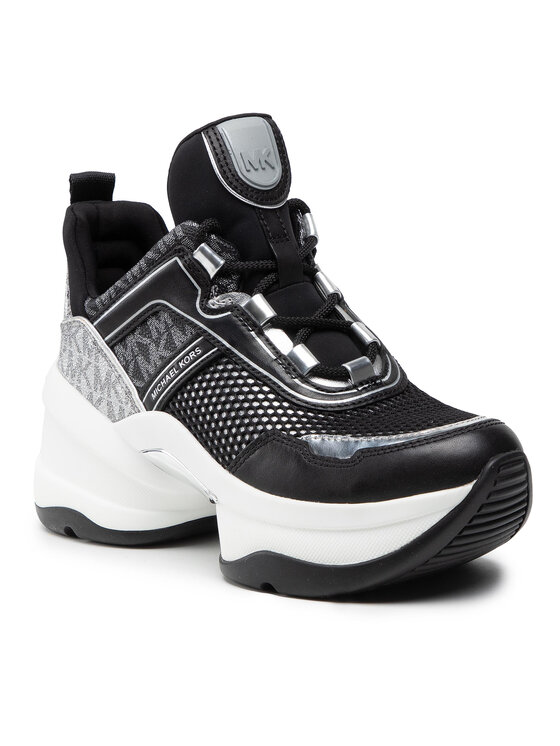 MICHAEL Michael Kors Сникърси MICHAEL Michael Kors Olympia Trainer 43R2OLFS2M Черен