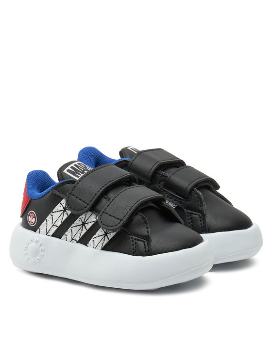 adidas Sneakersy adidas Marvel's Spider-Man Grand Court JS0743 Czarny