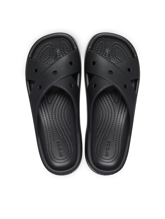 Crocs Шльопанці Crocs Classic Women's Cross Strap 210840 Чорний