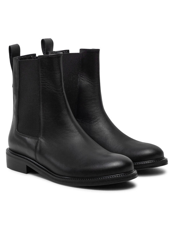 R.Polański Kotníková obuv s elastickým prvkem R.Polański 1868 Černá