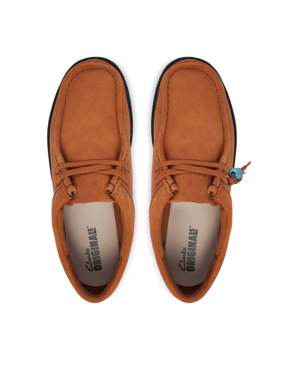 Clarks Туфлі Clarks Boxbee Walla 26328027 Коричневий