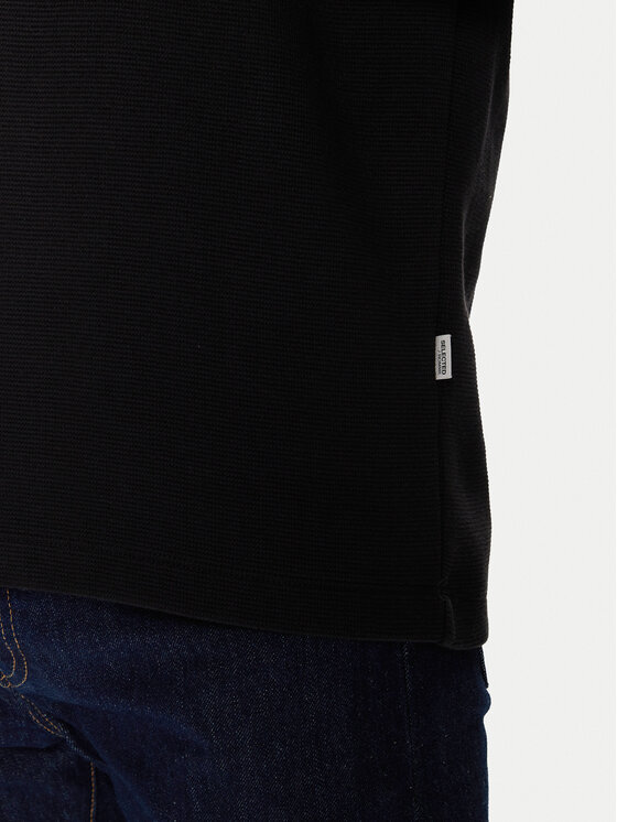 Selected Homme Selected Homme Polo 16095710 Μαύρο Regular Fit