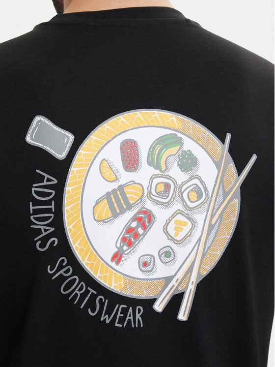 adidas adidas Camiseta Sushi Graphic KT9709 Negro Regular Fit