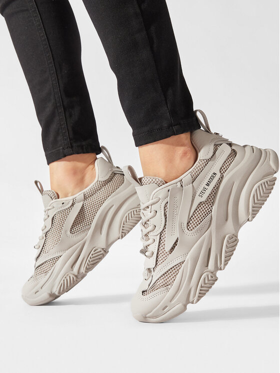 Steve Madden Snīkeri Steve Madden Possession-E Sneaker SM19000033 SM19000033-022 Bēšs