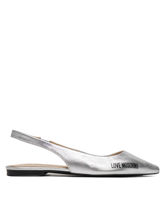LOVE MOSCHINO Балетки LOVE MOSCHINO JA11021G1MIF0902 Срібний