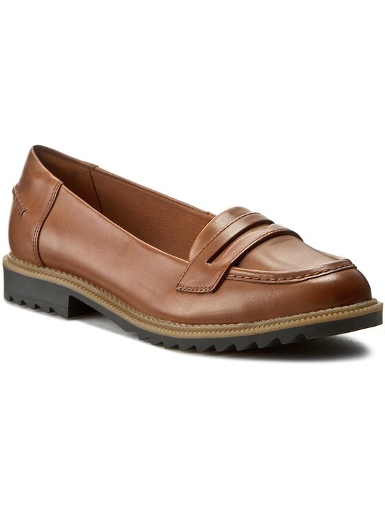 Clarks Cipele Clarks Griffin Milly 261201484 Smeđa