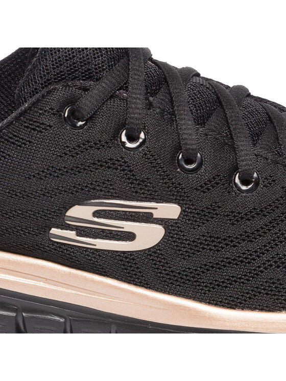 Skechers Снікерcи Skechers Get Connected 12615/BKRG Чорний