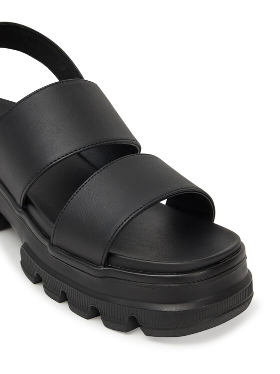 Tommy Jeans Sandale Tommy Jeans Tjw Chunky City Sandal EN0EN02750 Negru