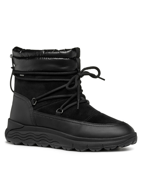 Geox Škornji za sneg Geox D Spherica 4X4 B Abx D4626A 08522 C9999 Črna