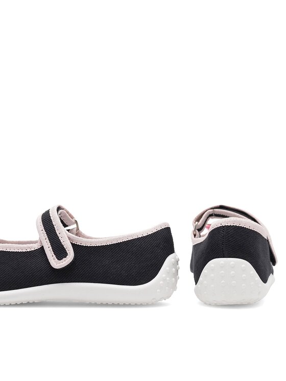 Nelli Blu Bačkory Nelli Blu BALERINKI MOTYL IV Černá