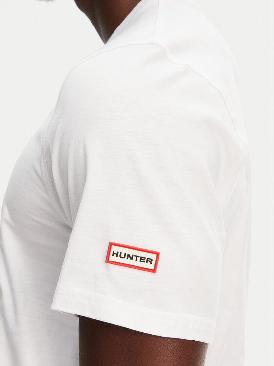 Hunter Hunter Majica Duart Graphic HARM0033251 Bela Regular Fit