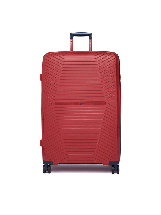 Beverly Hills Polo Club Liels koferis Beverly Hills Polo Club BHPC-WAL-006-L Tumši zils