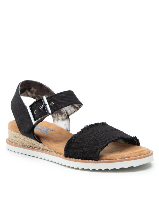 Skechers Espadrilky Skechers BOBS Adobe Princess 113541/BLK Čierna