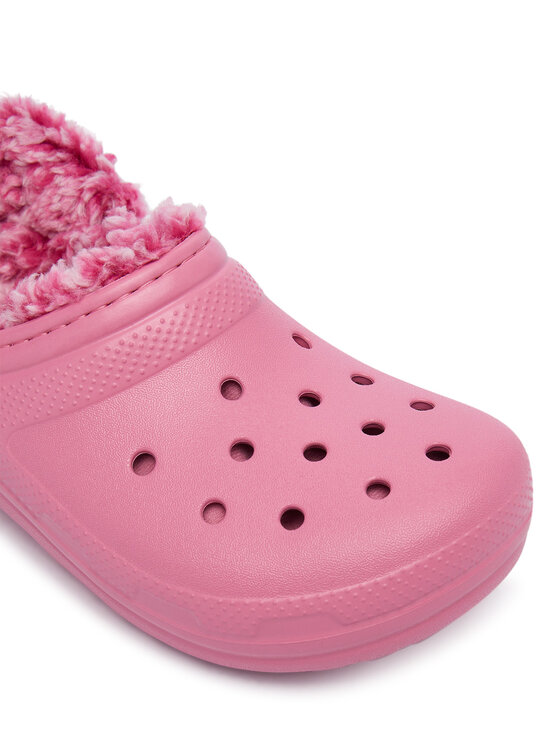 Crocs Шльопанці Crocs Classic Fleece Lined Clog K 212856 Рожевий