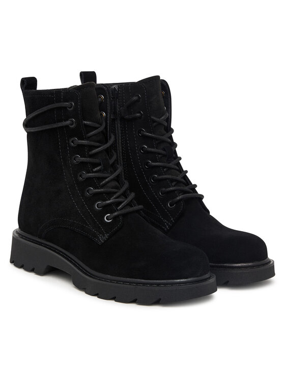 Tamaris Schnürschuhe Tamaris 1-25219-45 Schwarz