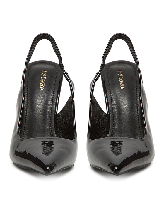 DeeZee Pantofi cu toc subțire DeeZee HT0327-1 Negru