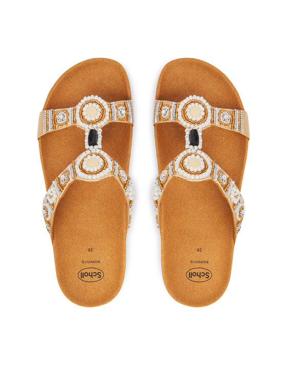 Scholl Шльопанці Scholl New Bogota MF26607 Золотий