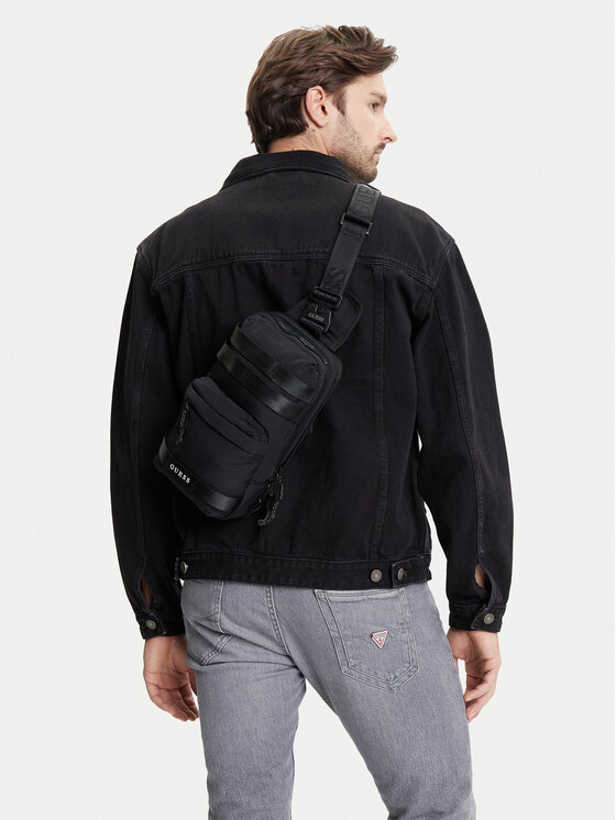 Guess Mugursoma Guess HMASPF P5226 Melns