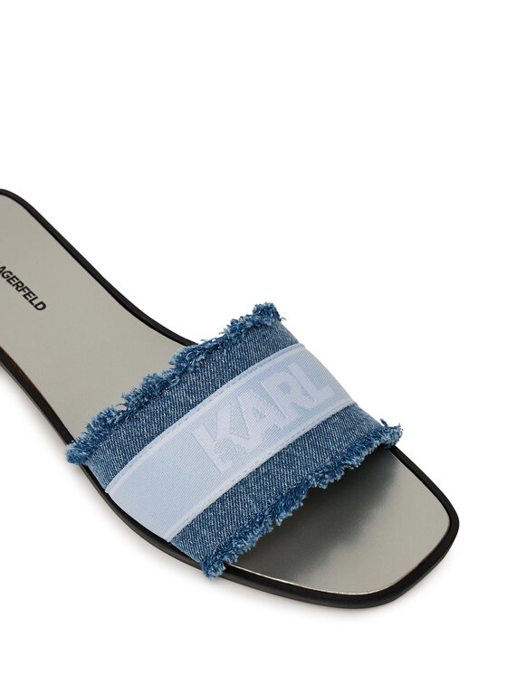 KARL LAGERFELD Шльопанці KARL LAGERFELD Skoot II KL80411 Голубий