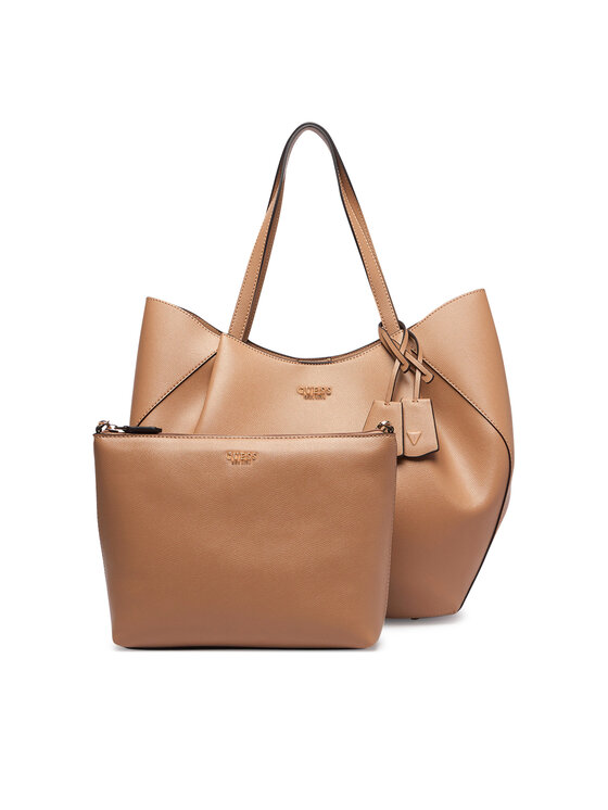 Guess Geantă Guess Amorette HWBG78 98240 Bej închis