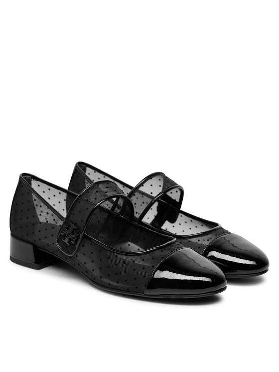Tory Burch Balerini Tory Burch Cap-Toe Mary Jane 162496 Negru