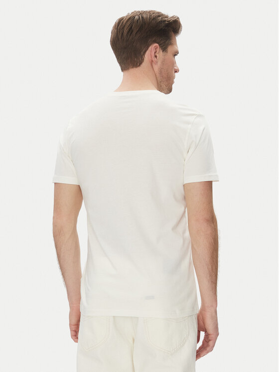 Lee Lee T-shirt Medium Wobbly 112364535 Bianco Regular Fit