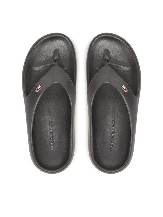 Tommy Hilfiger Джапанки Tommy Hilfiger Th Comfort Beach Sandal FW0FW08522 Сив