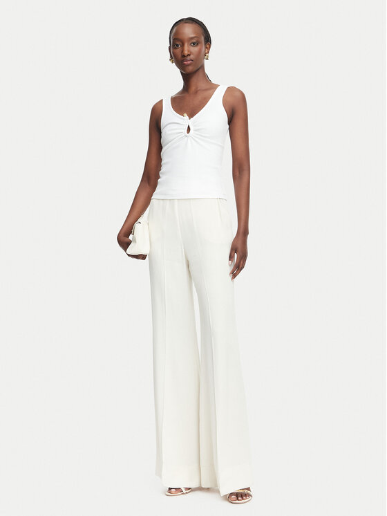Bardot Bardot Top Mason 60462TB Blanco Slim Fit
