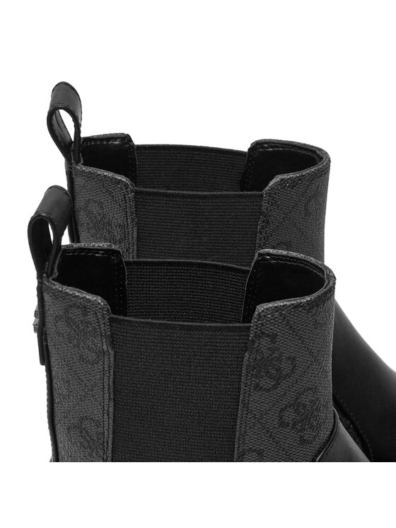 Guess Kotníková obuv s elastickým prvkem Guess Shuze FLTSHU ELE10 Černá