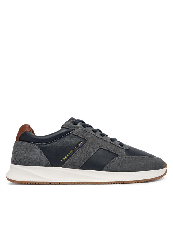 Tommy Hilfiger Tenisice Tommy Hilfiger Elevated Hilfiger Mix Runner FM0FM06084 Tamnoplava