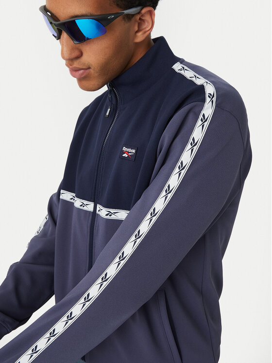 Reebok Reebok Majica dugih rukava Artek RK25726CCM Tamnoplava Regular Fit