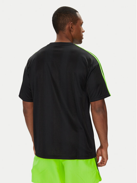 adidas adidas Majica adicolor Jacquard JW5878 Črna Loose Fit