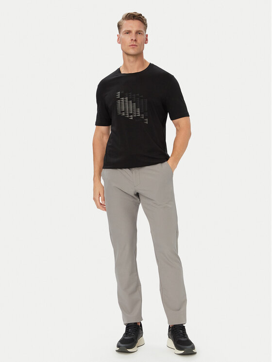 BOSS BOSS Camiseta Network Flag 50566853 Negro Regular Fit