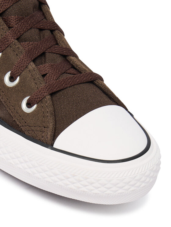 Converse Plátenky Converse Chuck Taylor All Star Suede Trim A19201C Tmavo hnedá